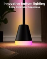 KeepSmile Smart RGB LED Corner Floor Lamp: 172 Bright LEDs, APP & Remote Control, Music Sync, 16M Colors for Ambient Bedroom Lighting. - Image 2