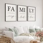 Heiple Family Wall Decor 11"x14" Framed Wooden Wall Sign for Home Decor Farmhouse Vintage Rustic Living Room Minimalist Family Wall Art (Black, 11”x14”)