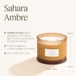 LA JOLIE MUSE Amber Candle – Large 2-Wick Soy Candle for Home, 60-Hour Burn, Perfect Gift for All, 12oz. - Image 5
