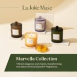 LA JOLIE MUSE Woody Jasmine Scented Candles - Luxury 10oz Gift for Women, Mother's Day, 75-Hour Burn, Natural Soy Wax. - Image 6