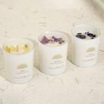 AVA CONCEPT Soy Candles with Healing Crystals: Amethyst, Lazurite, Citrine. Scented Set of 3 (3.5 oz each) - Perfect Energy Gift for Women. - Image 5