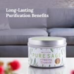 MAGNIFICENT 101 Sage Candle: 6 oz Soy Wax with Rose Quartz, Amethyst & Black Tourmaline - 35-Hour Burn for Energy Cleansing & Manifestation - Image 2