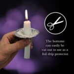 Ohr Candles 50-Pack Extra Heavy Disposable Aluminium Foil Candle Holders and Drip Cups - Image 4