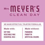 MRS. MEYER'S CLEAN DAY Soy Tin Candle, 12-Hour Burn, Soy Wax & Essential Oils, Peony, 2.9 Oz. - Image 5
