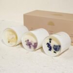 AVA CONCEPT Soy Candles with Healing Crystals: Amethyst, Lazurite, Citrine. Scented Set of 3 (3.5 oz each) - Perfect Energy Gift for Women. - Image 9