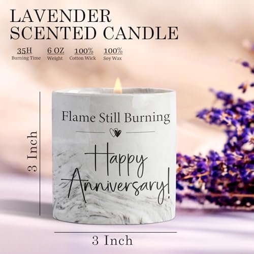 41gSqZy20CL._SL500_.jpg Anniversary Candle - Perfect Gift for Men, Women & Couples - Romantic 6oz Gifts for Him or Her - Image 2