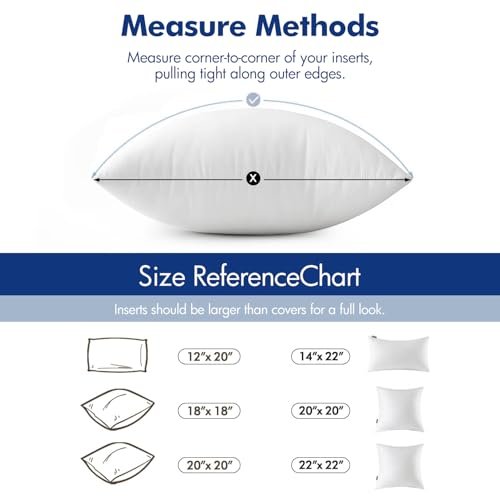 41gTousK18L._SL500_.jpg MIULEE 12x20 Inch Pillow Insert - Premium Fluffy Decorative Rectangle Throw Pillow for Sofa & Living Room. - Image 5
