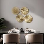 Hicarer 4-Pack 12-Inch Gold Sunburst Metal Wall Art for Home, Living Room, and Office Decor - Image 6