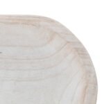 Hand-Carved Bloomingville Paulownia Wood Bowl with Whitewashed Finish for Elegant Decor - Image 6
