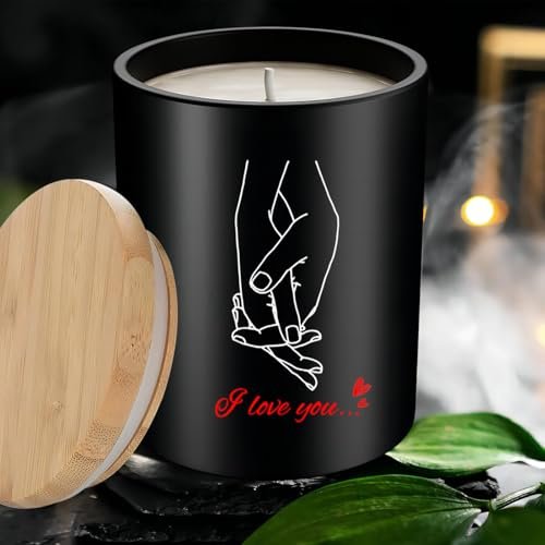 41i09beHglL._SL500_.jpg Candle Gifts for Him & Her - Perfect Anniversary or Wedding Present, Vanilla Lavender Scented 10oz. - Image 6