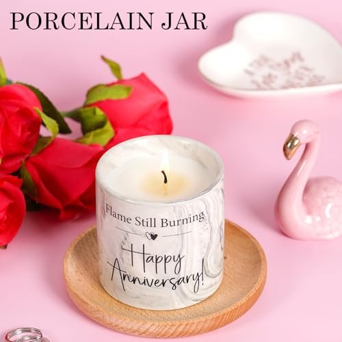 41igOOFyWYL._SL500_.jpg Anniversary Candle - Perfect Gift for Men, Women & Couples - Romantic 6oz Gifts for Him or Her - Image 4