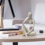 Prosfalt Sandstone Resin Abstract Sculpture - Left Reverie Figurine for Home & Office Decor - Image 4
