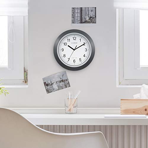 41l6tlSz7QL._SL500_.jpg La Crosse Technology WT-3129B 12-Inch Atomic Analog Wall Clock, Single Black Unit, Accurate Timekeeping - Image 8