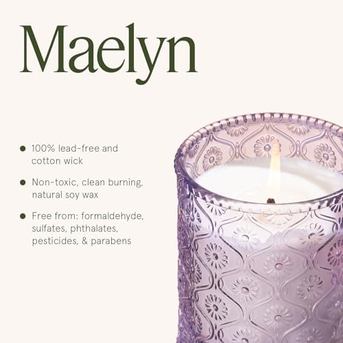 41m7p1xIobL._SL500_.jpg LA JOLIE MUSE Lavender Lilac Candle - Perfect Mothers Day Gift, 6oz Aromatherapy Candle, 40-Hour Burn Time. - Image 6
