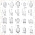 Set of 20 Clear Glass Bud Vases for Weddings, Party Decor & Flower Arrangements. Vintage Mini Vases! - Image 7