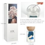 Jasmine & Gardenia Reed Diffuser Set, 4oz (120ml) - Natural Home Fragrance for Office & Bathroom Decor - Image 6