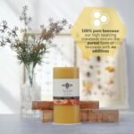 Big Dipper Wax Works Pure Beeswax Pillar Candle, 3" x 6", 90-Hour Burn Time, Large Candle. - Image 3