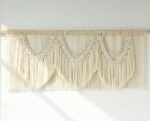 IOWER Extra Large Boho Macrame Wall Decor: 75" W x 35" L Handcrafted Hanging Art - Image 5