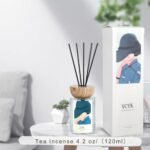 Jasmine & Gardenia Reed Diffuser Set, 4oz (120ml) - Natural Home Fragrance for Office & Bathroom Decor - Image 4