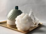 Aesthetic White Flower Shaped Candles for Home Decor | Scented Hyacinth Bathroom Candle - Image 7