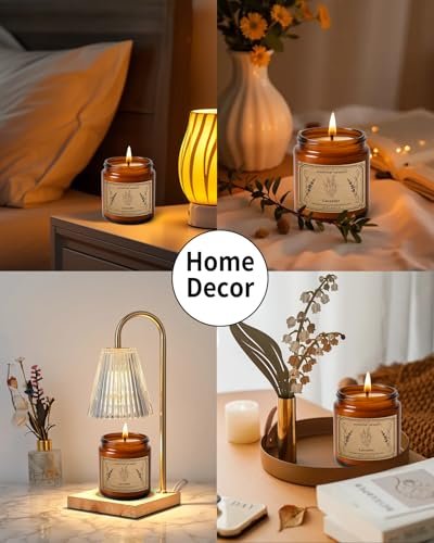 41t2uM4AgHL._SL500_.jpg Large 16oz Lavender Scented Soy Candle - 100 Hour Burn Time, Perfect for Gifts & Aromatherapy - Image 6
