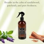 Abbey & Sullivan Linen Spray - Sandalwood & Patchouli, Earthy Odor Eliminator, 2-Pack, 16 oz - Image 4