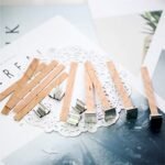 100-Piece Wooden Candle Wicks Kit: 50 Smokeless Wicks & 50 Iron Stands for DIY Candles. - Image 5