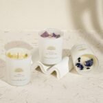 AVA CONCEPT Soy Candles with Healing Crystals: Amethyst, Lazurite, Citrine. Scented Set of 3 (3.5 oz each) - Perfect Energy Gift for Women. - Image 8