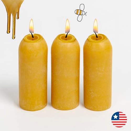 41yRjTCL-RL._SL500_.jpg UCO 12-Hour Natural Beeswax Candles - 3-Pack Candle Lantern for Long-Lasting Light - Image 9