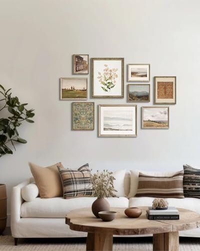 41yxvdxj6UL._SL500_.jpg Vintage Gallery Wall Art Set - Retro Farmhouse Nature Canvas Prints for Living Room Decor【Unframed】 - Image 5