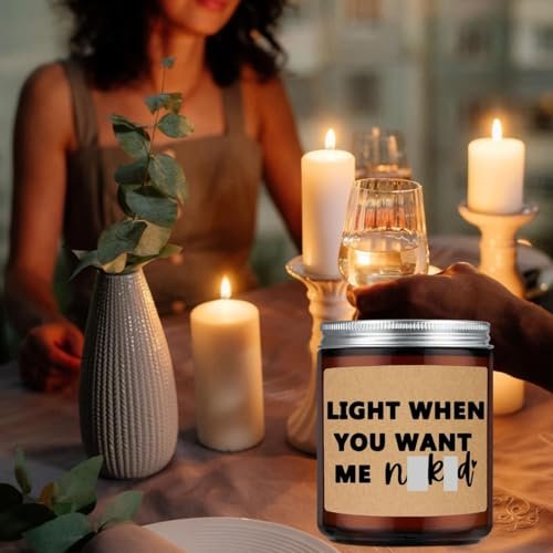 41zIXuE3BOL._SL500_.jpg LEIOH Anniversary & Valentine's Day Gifts: Funny Lavender Candle for Him, Her, Boyfriend, Girlfriend, Birthday & Christmas - Image 5