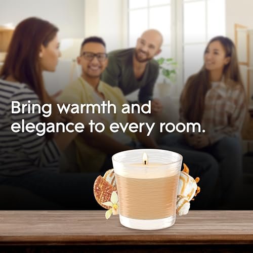 41zJmRyeyPL._SL500_.jpg Glade 1-Wick Vanilla Caramel Twist Scented Candle Jar, Essential Oil Infused, 4.08 Oz, 2-Pack. - Image 8