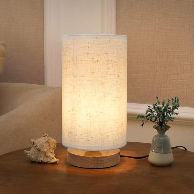Our Review: Minimalist Small Bedside Lamp with Warm, Eye-Caring Light