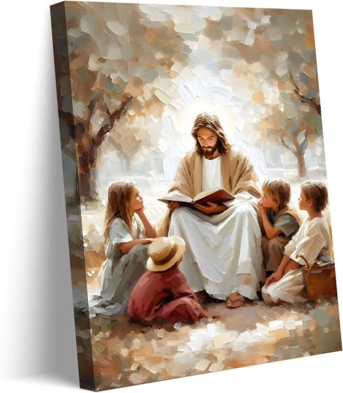 Our Review: Jesus Children Canvas Art for Faith-Filled Spaces
