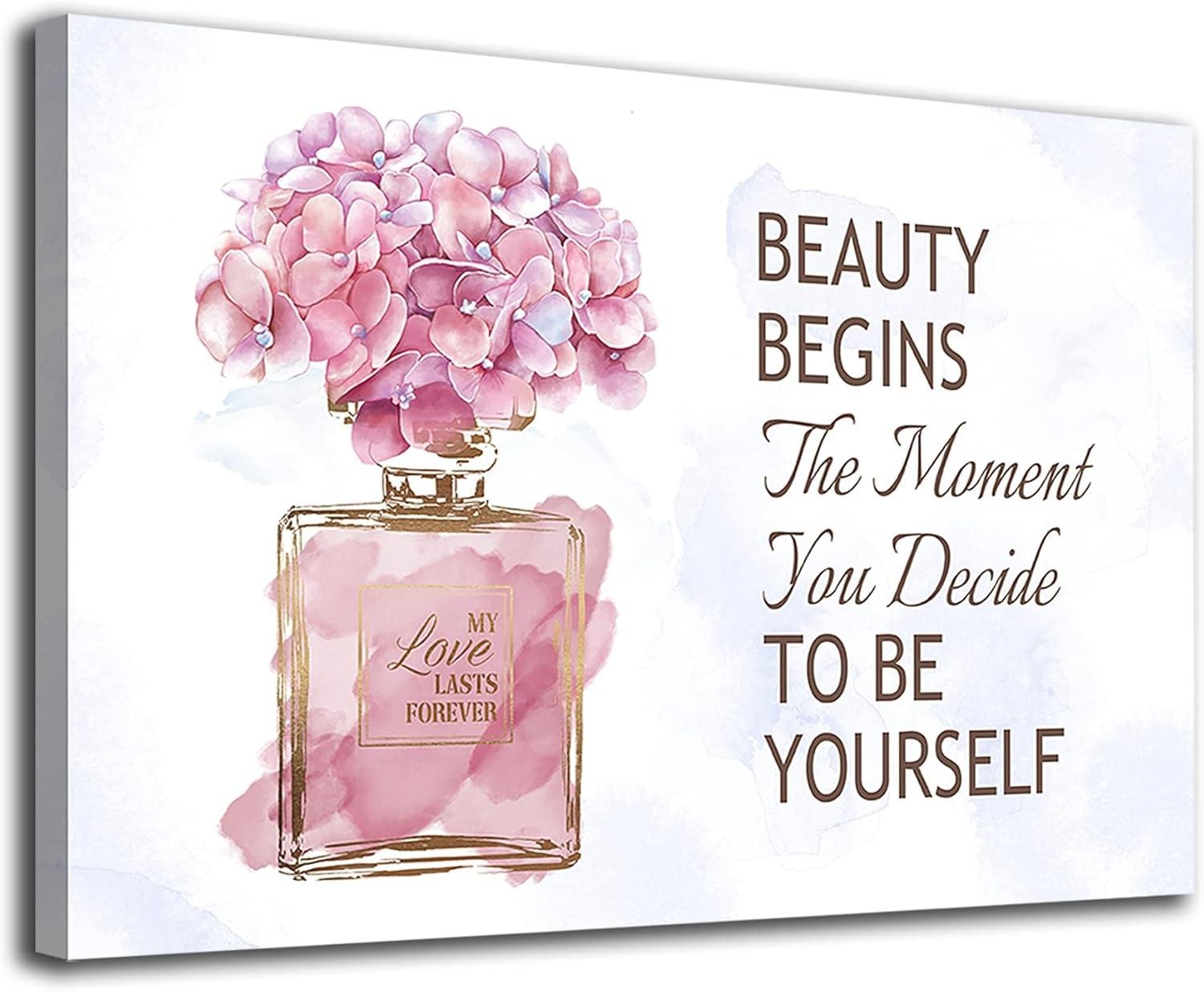 Elevate Your Space with Feminine Elegance: Our arteWOODS Perfume Canvas Review