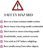 1OAK Teakwood Scented Candles for Men - Premium Soy Wax, Long-Lasting Masculine Aroma - Image 7