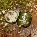 Sage Candle Smudge Kit - 5oz Organic Soy Wax for Cleansing Negative Energy - Aromatherapy Gift - Image 6