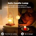 GODONLIF Candle Warmer Lamp with Timer & Dimmable Light – Perfect Birthday & Housewarming Gift for Women, Moms, and Home Décor. Includes 2 Bulbs! - Image 2