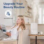 LEVOIT Quiet Humidifier for Bedroom: 3L Top Fill, 25W Cool Mist Diffuser for Home & Nursery. 360° Nozzle for Rapid Ultrasonic Humidification. - Image 4