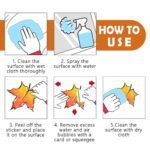 Mfault Hello Fall Gnome Window Clings - 4 Sheets of Autumn Decor with Pumpkins, Cups, & Scarecrows for Home & Kitchen. - Image 7