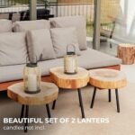 Handcrafted Natural Rattan Boho Lanterns – Elevate Your Home Decor for Indoor & Outdoor Spaces! - Image 2