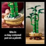 LEGO Botanicals Lucky Bamboo Building Set - Fake Indoor Plant Décor for Adults 18+ - Ideal Gift for Birthdays - 10344 - Image 5
