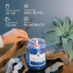 Havenwick Moonlit Reflection 22-oz Soy Blend Candle: 110-130 Hours, Perfect for Housewarming Gifts! - Image 5