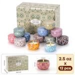 Obisesio Scented Candle Set – 12 Pack Aromatherapy Candles, 2.5 oz Long-Lasting Gifts for Birthdays, Mother’s Day, and Valentine's Day. - Image 7