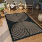 Lahome 3x5 Modern Rainbow Jute Outdoor Rug - Washable Non-Slip Mat for Entryway, Office, and Patio Decor. - Image 6