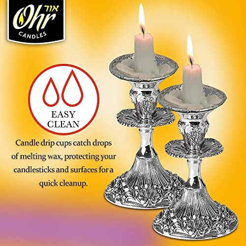 519Mln038BL._SL500_.jpg Ohr Candles 50-Pack Extra Heavy Disposable Aluminium Foil Candle Holders and Drip Cups - Image 2