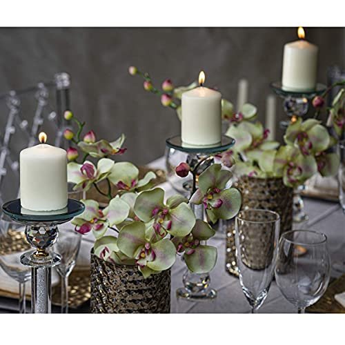 51Arcu-iBvS._SL500_.jpg Bolsius Ivory Pillar Candles, 2x3 inches, 20 pack - Unscented, dripless, and clean burning for weddings, parties, and home décor. - Image 4