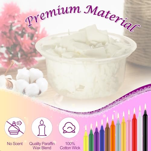 51CHd3HzUlL._SL500_.jpg Tobeape 24 Pack Mini 4-Inch Assorted Color Spell Chime Candles for Rituals, Parties & Meditation - Image 5