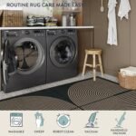 Lahome 3x5 Modern Rainbow Jute Outdoor Rug - Washable Non-Slip Mat for Entryway, Office, and Patio Decor. - Image 5