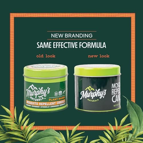 51DYslBg5vL._SL500_.jpg Murphy's Naturals Mosquito Repellent Candles: Citronella & Essential Oils, 9oz, 30-Hour Burn, 2-Pack. - Image 7